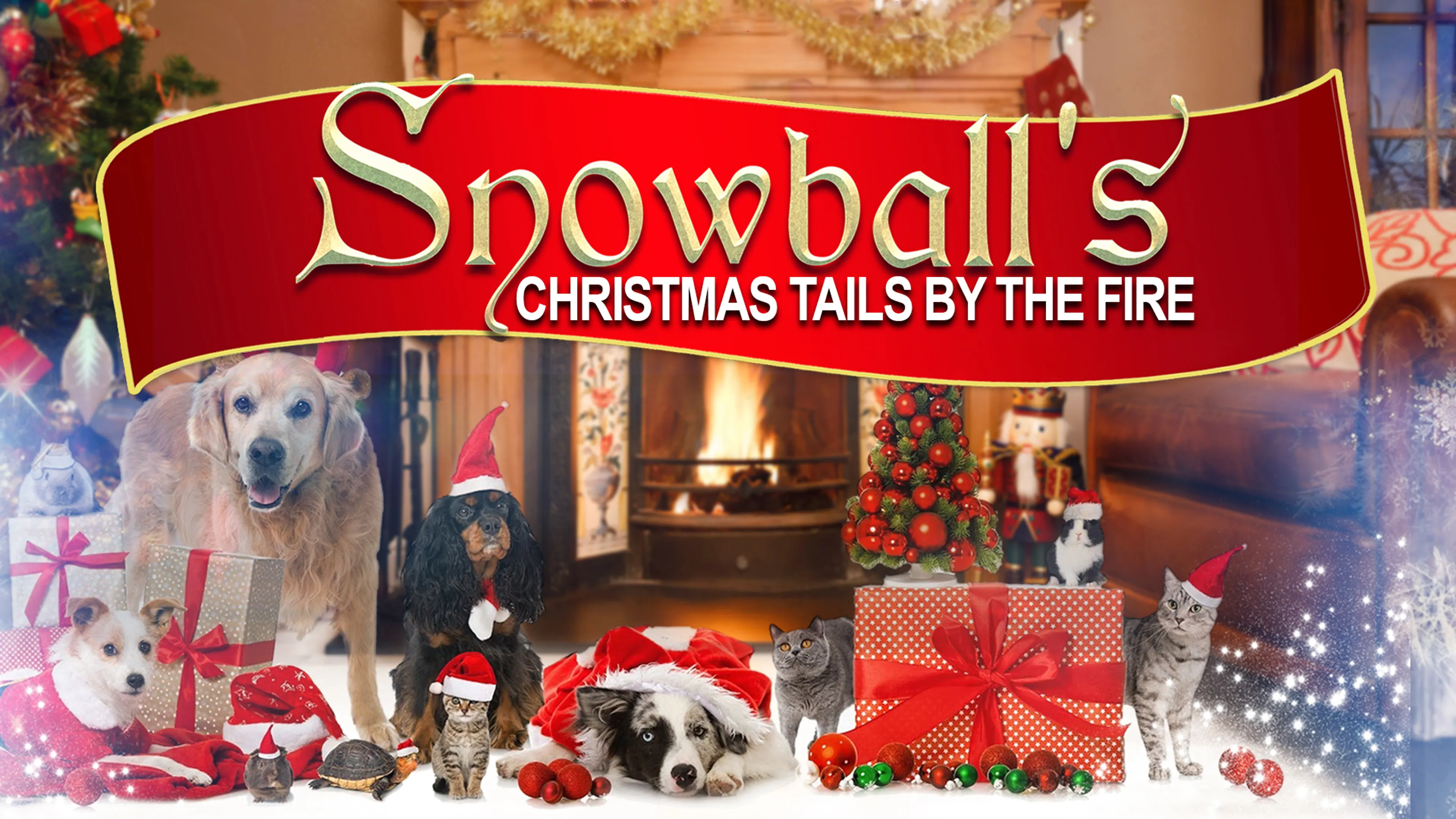 Snowballs Christmas Tails By The Fire poster